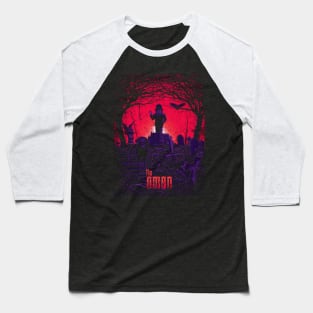 The Devil's Prodigy The Omen T-Shirt - Embrace the Sinister Power Baseball T-Shirt